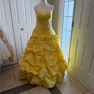 Mori Lee Vibrant Yellow Dress
